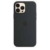 Apple Original iPhone 13 Pro Max Skal Silicone Case MagSafe Midnatt
