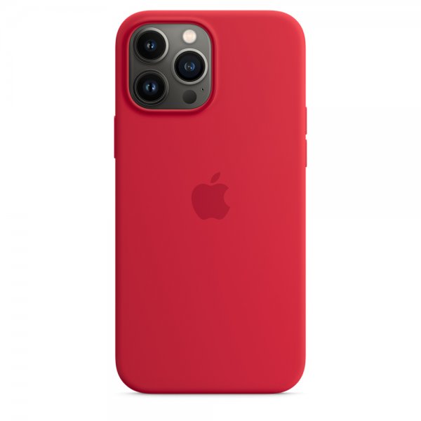 Apple Original iPhone 13 Pro Max Skal Silicone Case MagSafe RED