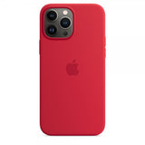 Apple Original iPhone 13 Pro Max Skal Silicone Case MagSafe RED
