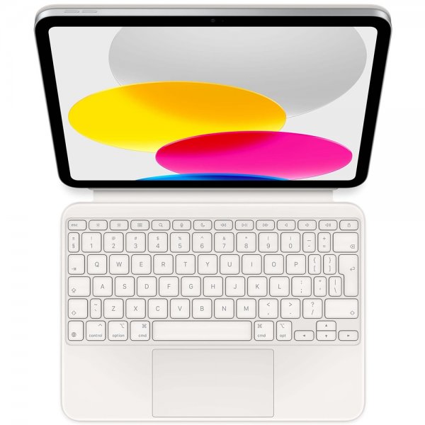 Apple iPad 10.9 (gen 10)/iPad 11 (A16) Fodral Magic Keyboard Folio Vit