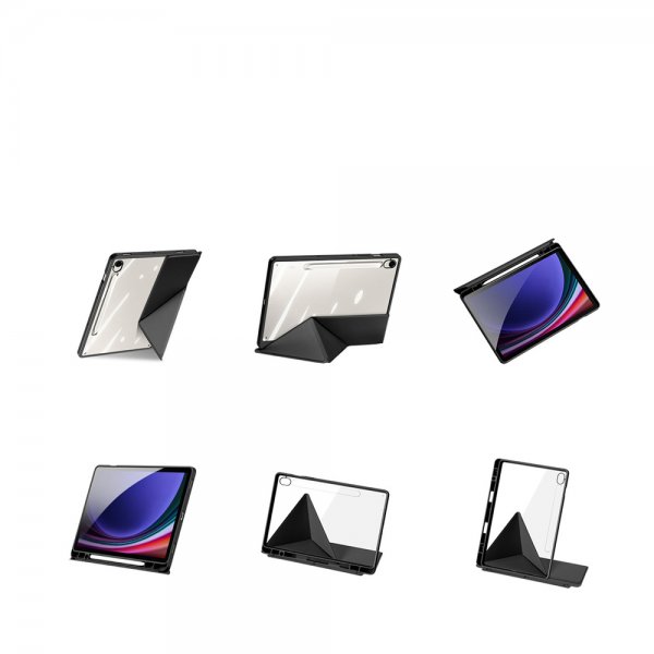 Dux Ducis Samsung Galaxy Tab S9/S9 FE/S10 FE/S10 Lite Fodral Magi Series Svart