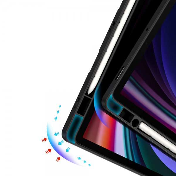 Dux Ducis Samsung Galaxy Tab S9/S9 FE/S10 FE/S10 Lite Fodral Magi Series Svart