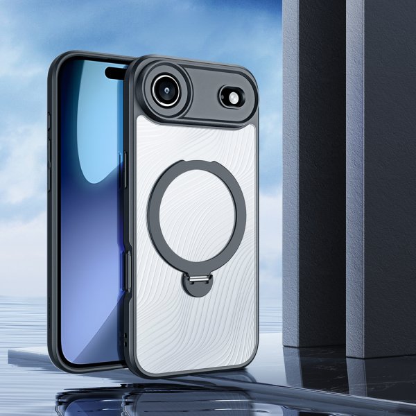 Dux Ducis iPhone Air Skal Aimo Series MagSafe Kickstand Svart