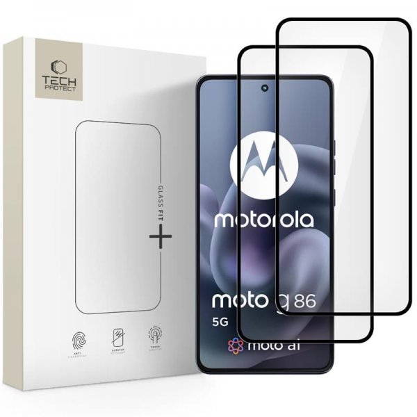Tech-Protect Motorola Moto G86/Moto G86 Power Skärmskydd Glass Fit+ 2-pack