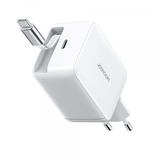Joyroom 67W Väggladdare med inbyggd USB-C kabel & USB-C uttag Vit