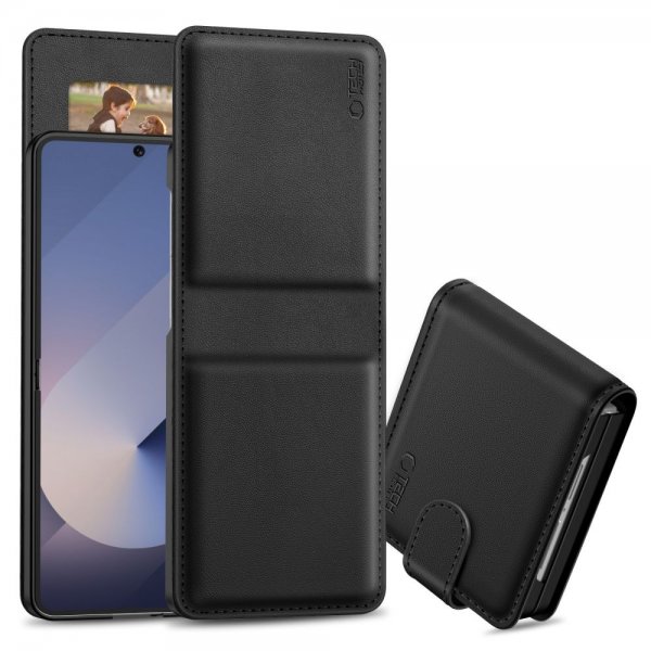 Tech-Protect Samsung Galaxy Z Flip 7 Fodral Wallet Svart