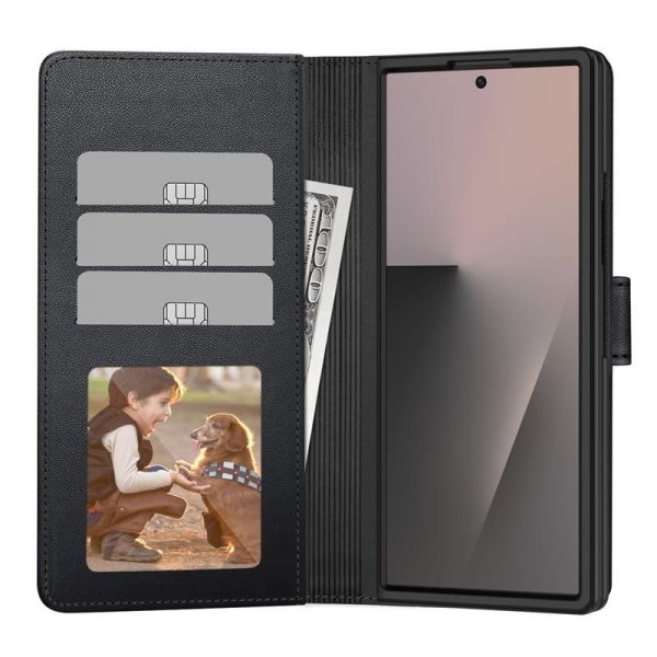 Tech-Protect Samsung Galaxy Z Fold 7 Fodral Wallet Svart