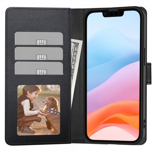 Tech-Protect Motorola Moto G56 Fodral Wallet Svart