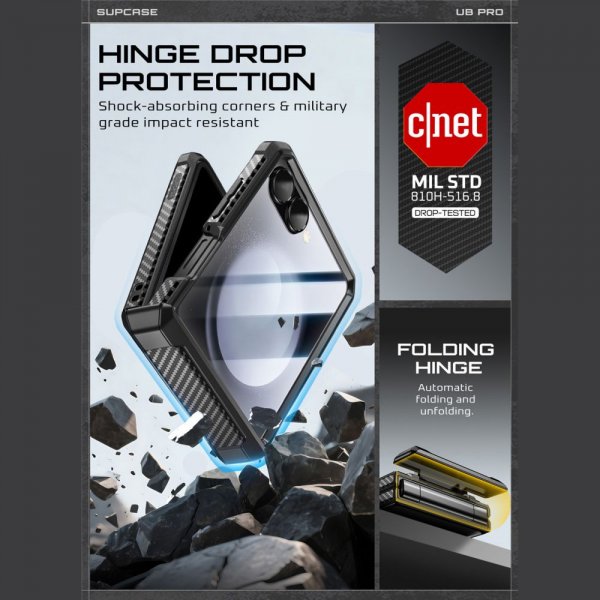 Supcase Samsung Galaxy Z Flip 7 Skal UB Pro Svart