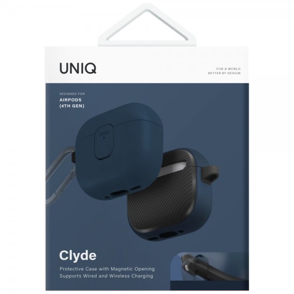 UNIQ AirPods 4 Skal Clyde Blå