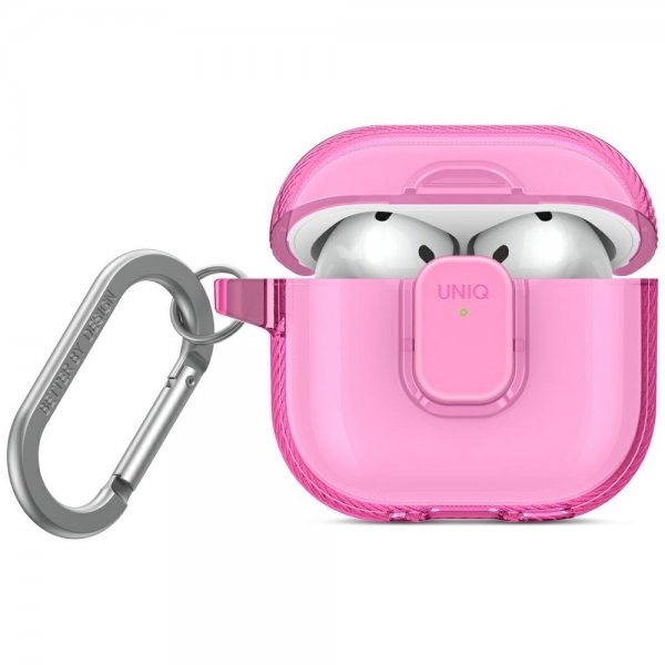 UNIQ AirPods 4 Skal Glase Pro Rosa