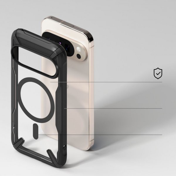 Ringke Google Pixel 10/Pixel 10 Pro Skal Fusion X Magnetic Svart