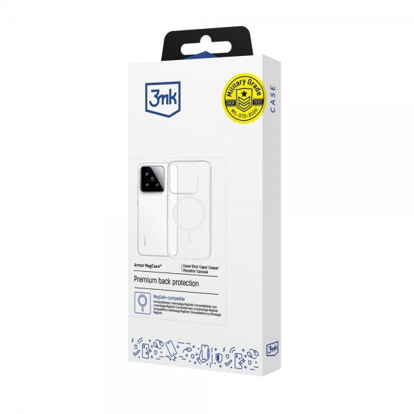 3mk Xiaomi 15 Skal Armor MagCase Transparent
