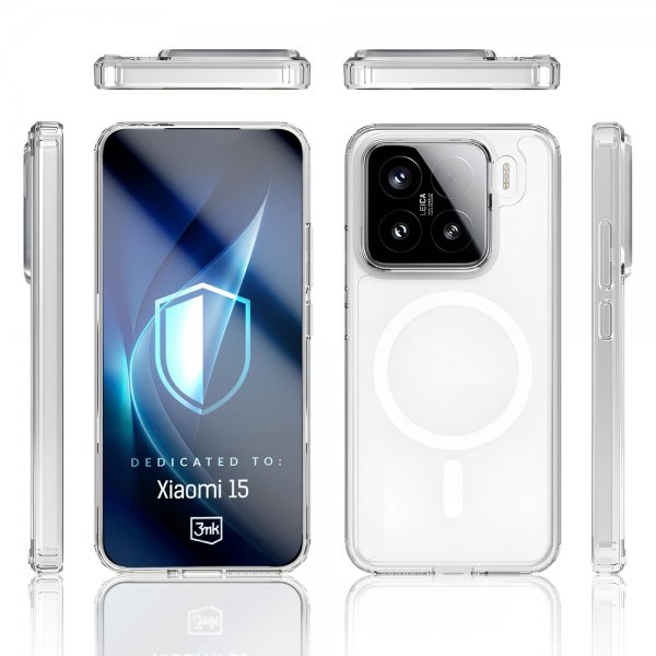 3mk Xiaomi 15 Skal Armor MagCase Transparent