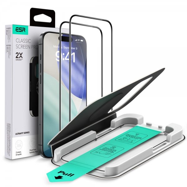 ESR iPhone 17 Pro Max Skärmskydd UltraFit 2-pack