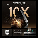 ESR iPhone 16 Pro/iPhone 17 Skärmskydd UltraFit Armorite Pro