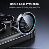 ESR iPhone 14/15/16/17 Pro & Pro Max Kameraskydd Armorite Transparent