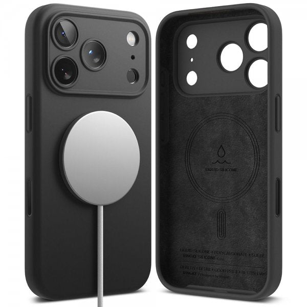 Ringke iPhone 17 Pro Max Skal Silicone Magnetic Svart