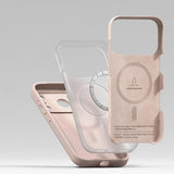 Ringke iPhone 17 Pro Max Skal Silicone Magnetic Pink Sand