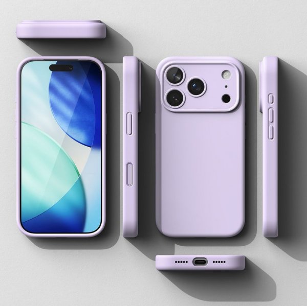 Ringke iPhone 17 Pro Max Skal Silicone Magnetic Lila