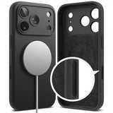 Ringke iPhone 17 Pro Skal Silicone Magnetic Lila