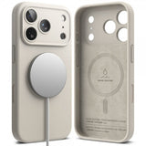 Ringke iPhone 17 Pro Skal Silicone Magnetic Stone