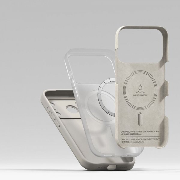 Ringke iPhone 17 Pro Skal Silicone Magnetic Stone