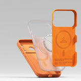 Ringke iPhone 17 Pro Skal Silicone Magnetic Tangerine