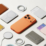 Ringke iPhone 17 Pro Skal Silicone Magnetic Tangerine