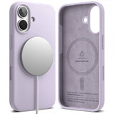 Ringke iPhone 17 Skal Silicone Magnetic Lila