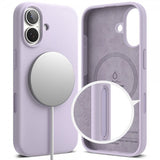 Ringke iPhone 17 Skal Silicone Magnetic Lila