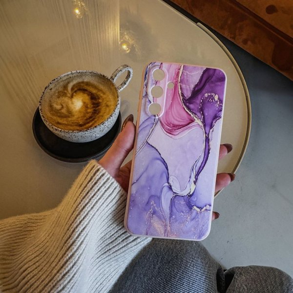 Tech-Protect Samsung Galaxy A17 Skal Icon Pink Marble