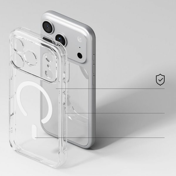 Ringke iPhone 17 Pro Skal Fusion Magnetic Transparent