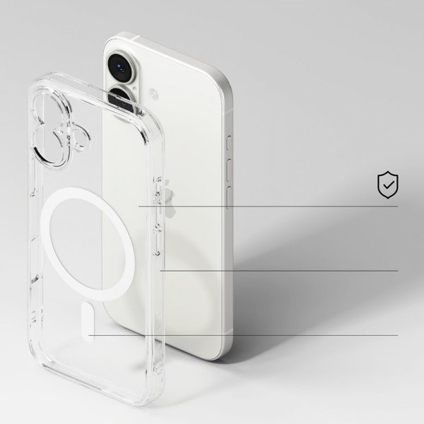 Ringke iPhone 17 Skal Fusion Magnetic Transparent