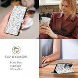 Tech-Protect Samsung Galaxy A17/Galaxy A26 Fodral Wallet Blommönster