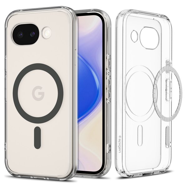 Spigen Google Pixel 10a Skal Ultra Hybrid MagFit Clear Graphite