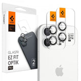 Spigen iPhone 16/16 Plus/17 Kameraskydd GLAS.tR EZ Fit Optik Pro 2-pack Crystal Clear