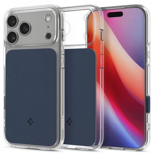 Spigen iPhone 17 Pro Skal Ultra Hybrid T MagFit Matte Blue