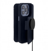 Decoded iPhone 14 Pro Fodral Leather Detachable Wallet Navy