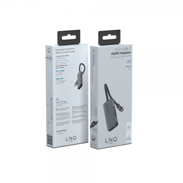 LINQ USB-C till HDMI 8K/60Hz Adapterkabel 2m
