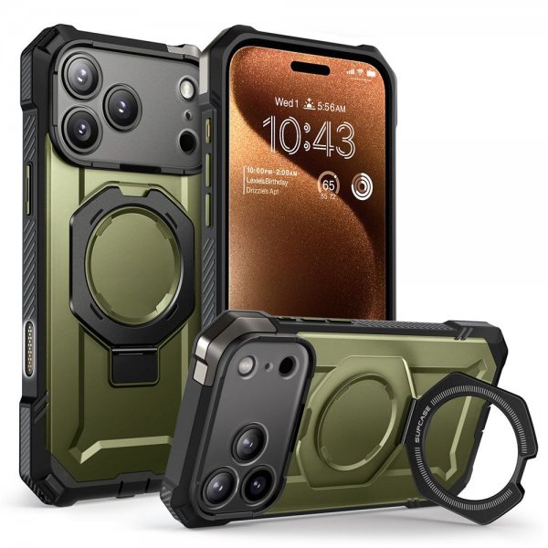 Supcase iPhone 17 Pro Skal UB Grip MagSafe Grön