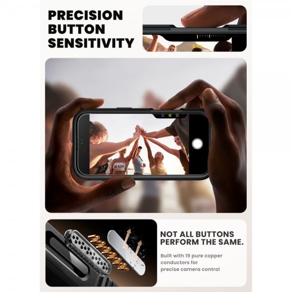 Supcase iPhone Air Skal Ares Flip MagSafe Svart
