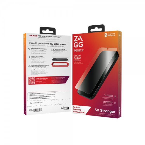 ZAGG InvisibleShield Samsung Galaxy A55 Skärmskydd Glass Elite