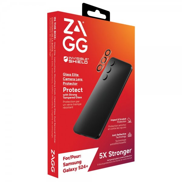 ZAGG InvisibleShield Samsung Galaxy S24 Plus Kameraskydd Glass Elite Camera Protector