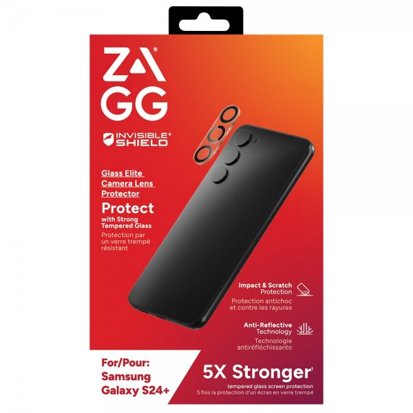 ZAGG InvisibleShield Samsung Galaxy S24 Plus Kameraskydd Glass Elite Camera Protector