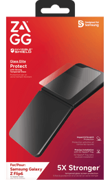 ZAGG InvisibleShield Samsung Galaxy Z Flip 6/Flip 7 FE Skärmskydd Glass Elite