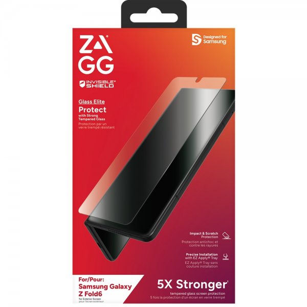 ZAGG InvisibleShield Samsung Galaxy Z Fold 6 Skärmskydd Glass Elite