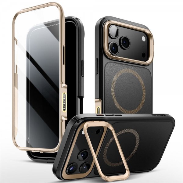 Supcase iPhone 17 Pro Max Skal Ares Flip MagSafe Guld