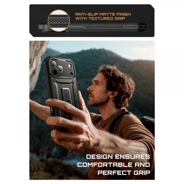 Supcase iPhone 17 Pro Max Skal UB Pro Svart