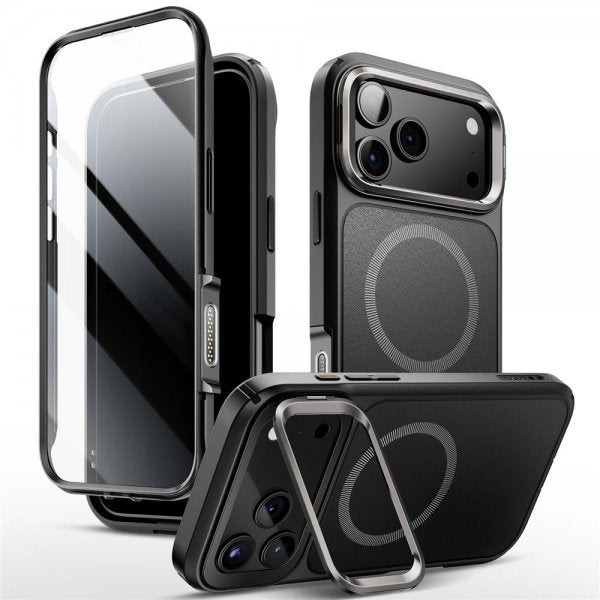 Supcase iPhone 17 Pro Skal Ares Flip MagSafe Svart